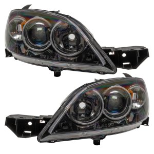 Mazda 3 Headlight Assemblies - ORACLE Lighting - ColorSHIFT w/Simple Controller, Halogen Style, SMD - `04-`09